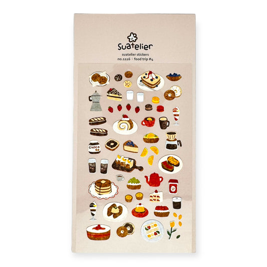 Suatelier Sticker No. 1116 - Food Trip No.4