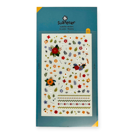 Suatelier Flowery Sticker/Nail Deco (No. 1070)