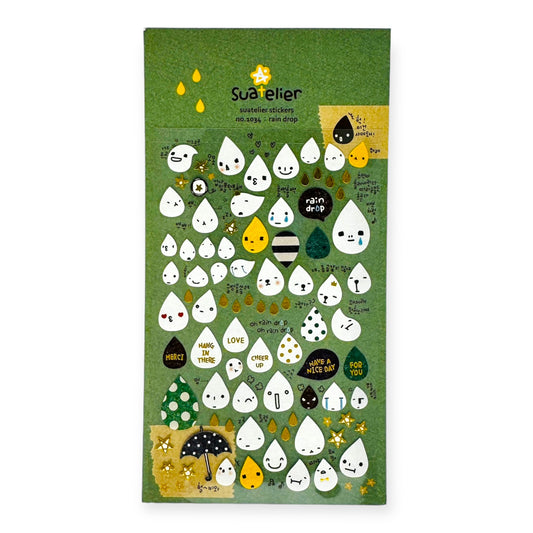 Suatelier Rain Drop Sticker (No. 1034)