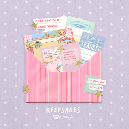Paper Diet Advent Calendar - 12 Days of Stationery: Keepsakes (PRE-ORDER)