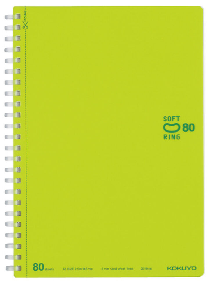 Kokuyo Colourful Soft Ring Memo - A5