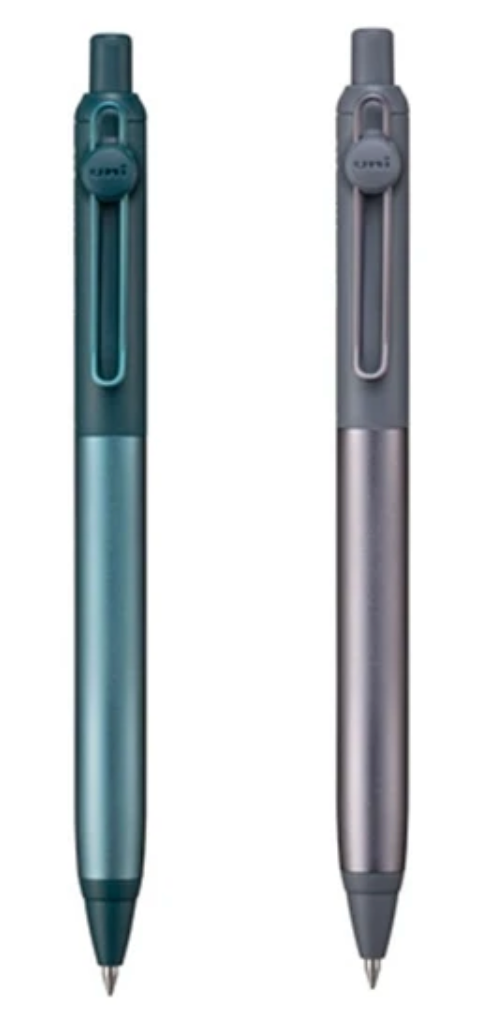 Uni-ball Zento Gel Pen Flow Model - 0.5 mm, Black Ink - Metallic Body (Limited Edition)