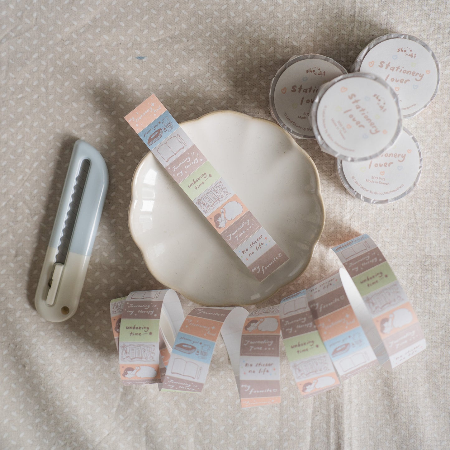Sho Little Happiness - Stationery Lover - Label Sticker