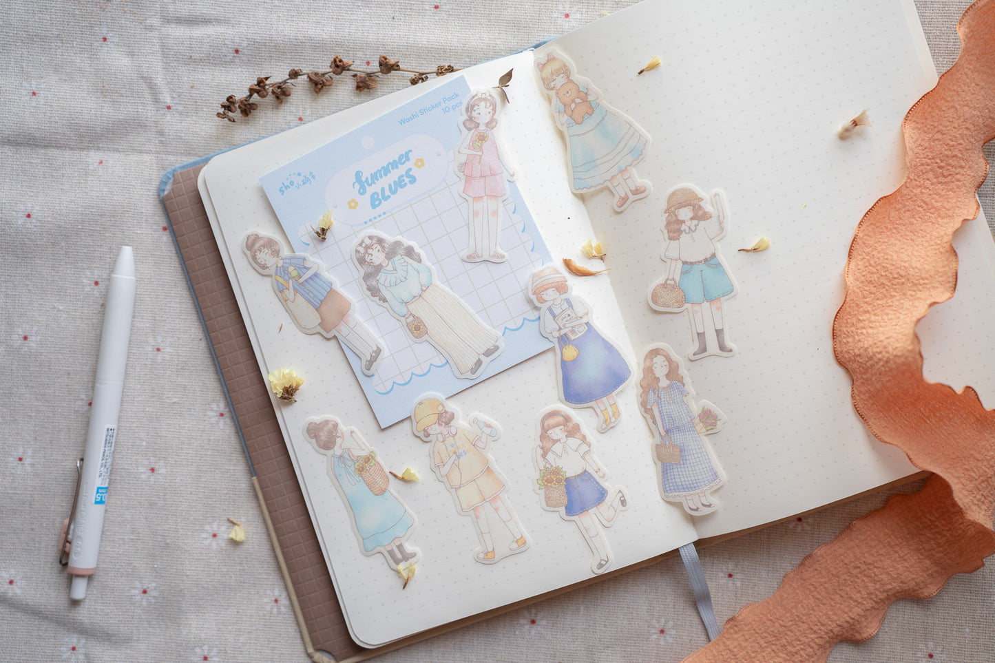 Sho Little Happiness - Summer Blues- Sticker Pack