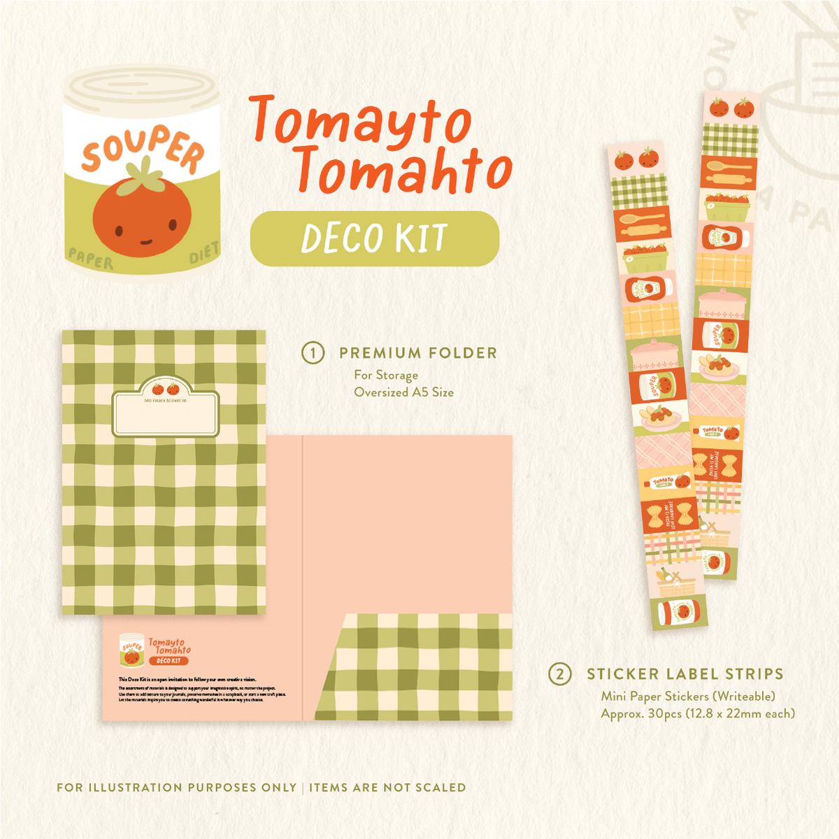 Paper Diet Deco Kit - Tomayto Tomahto