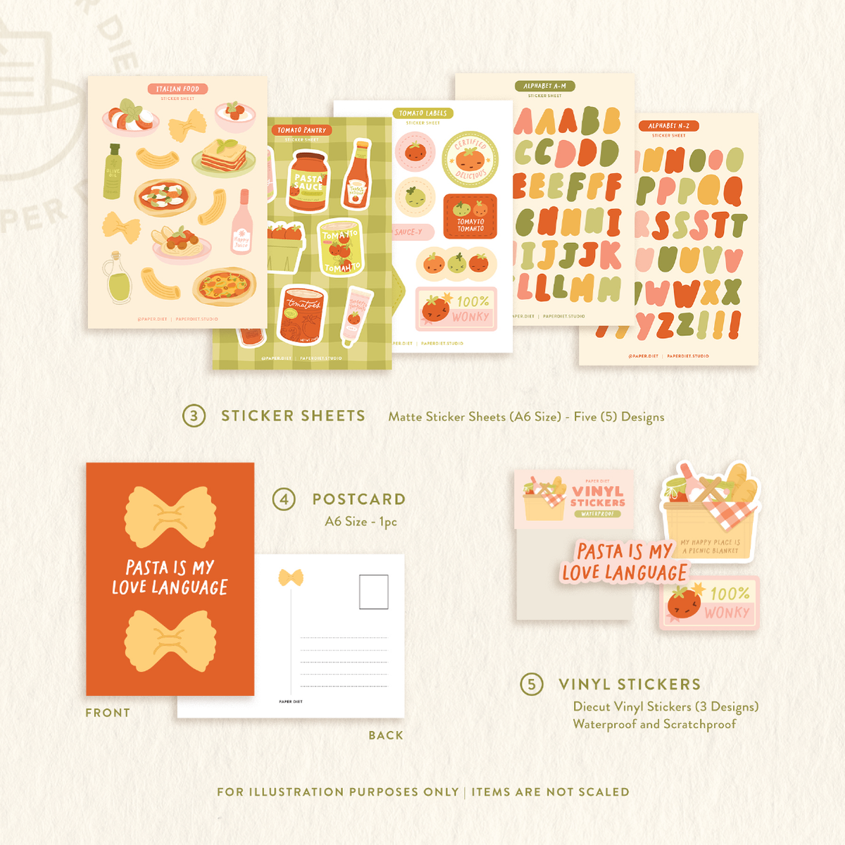 Paper Diet Deco Kit - Tomayto Tomahto