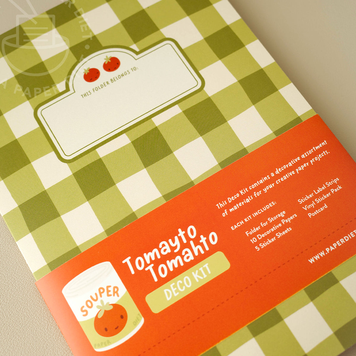 Paper Diet Deco Kit - Tomayto Tomahto