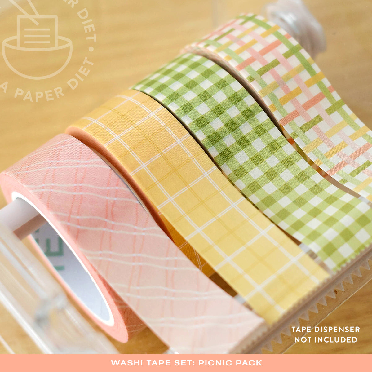 Paper Diet Washi Tape Set - Picnic Pack