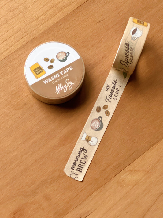 Abbey Sy - Coffee Washi Tape