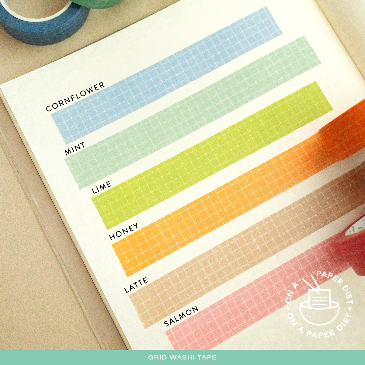 Paper Diet Washi Grid Washi Tape
