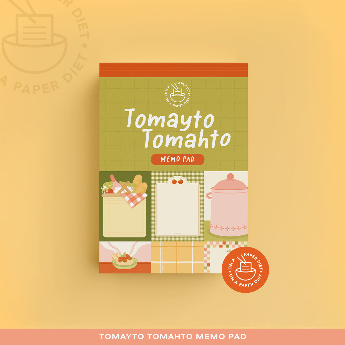 Paper Diet Memo Pad - Tomayto Tomahto