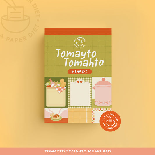 Paper Diet Memo Pad - Tomayto Tomahto