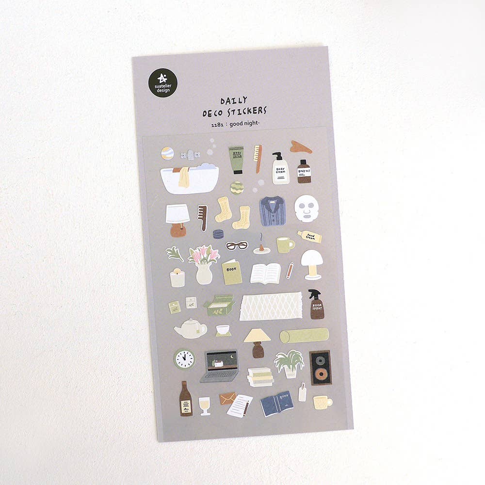 Suatelier Sticker Sheet - Good night