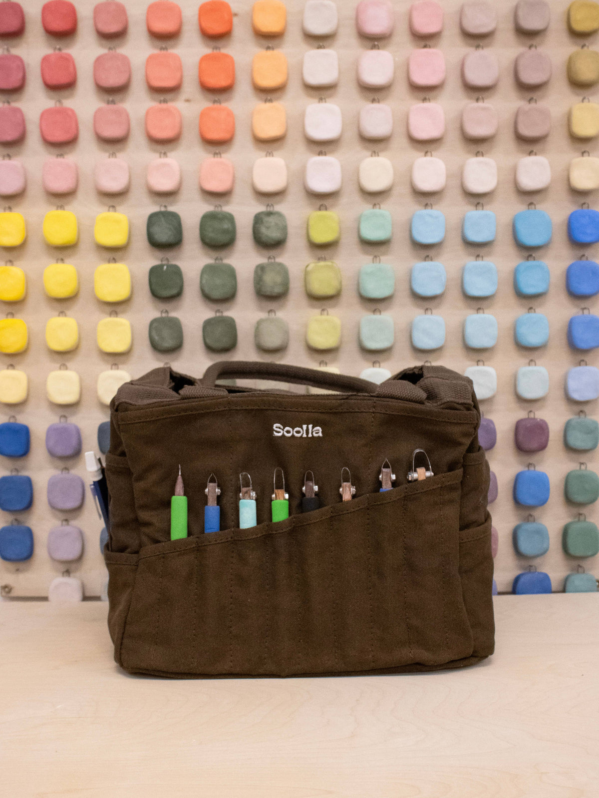Soolla Studio Artist Bag - Coffee Bean