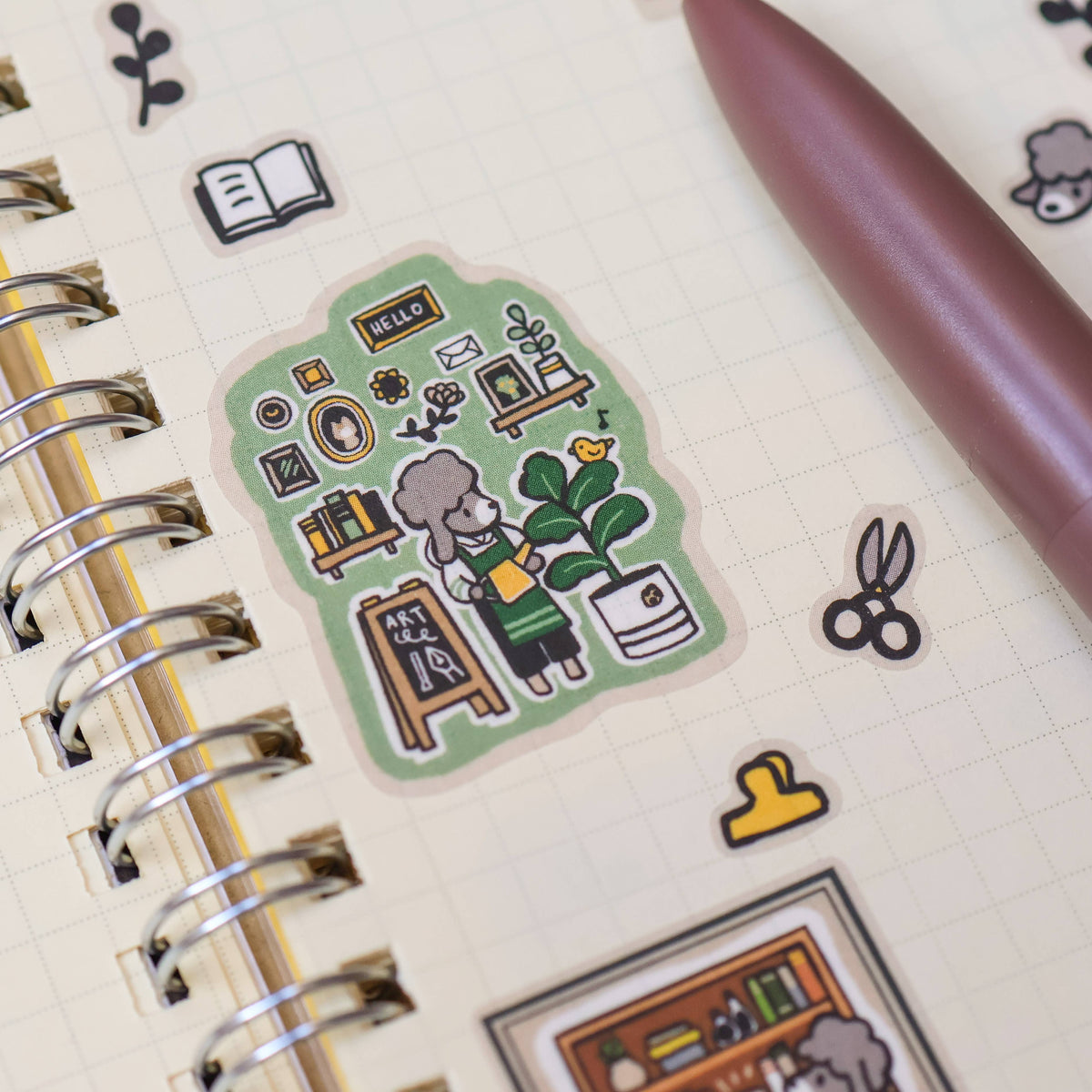 Thousand Skies Sticker Sheet (Washi) - Stationery Store