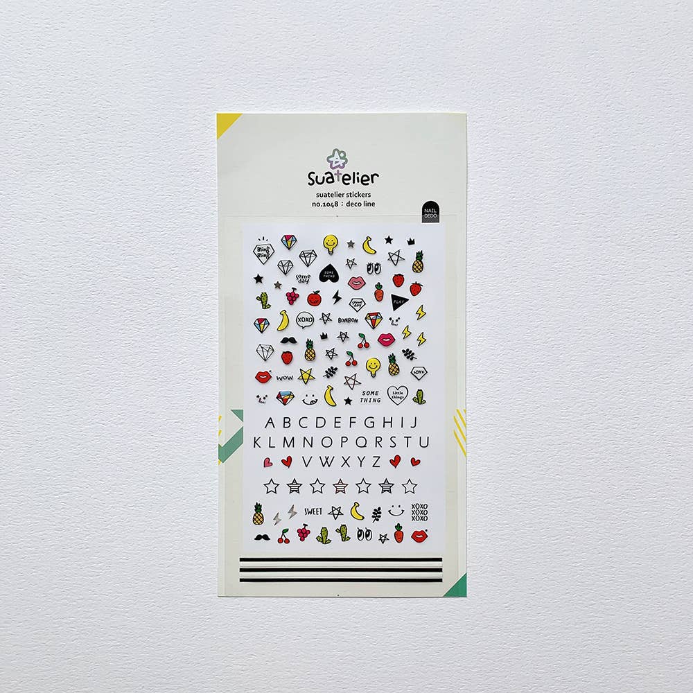 Suatelier Sticker Sheet - Deco Line