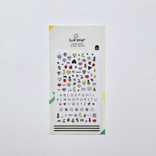 Suatelier Sticker Sheet - Deco Line