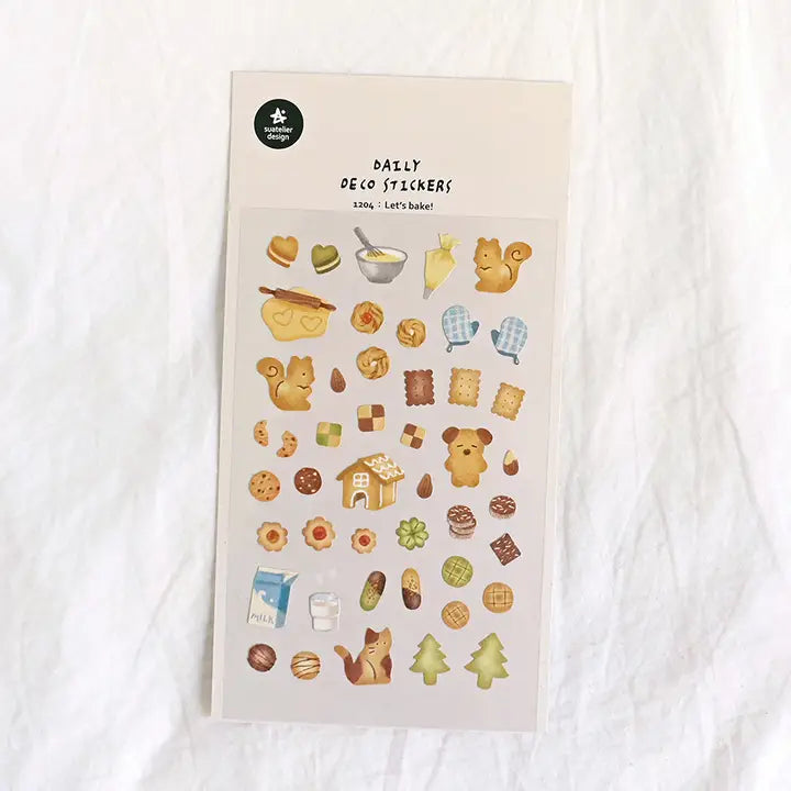 Suatelier Sticker Sheet - Let's Bake