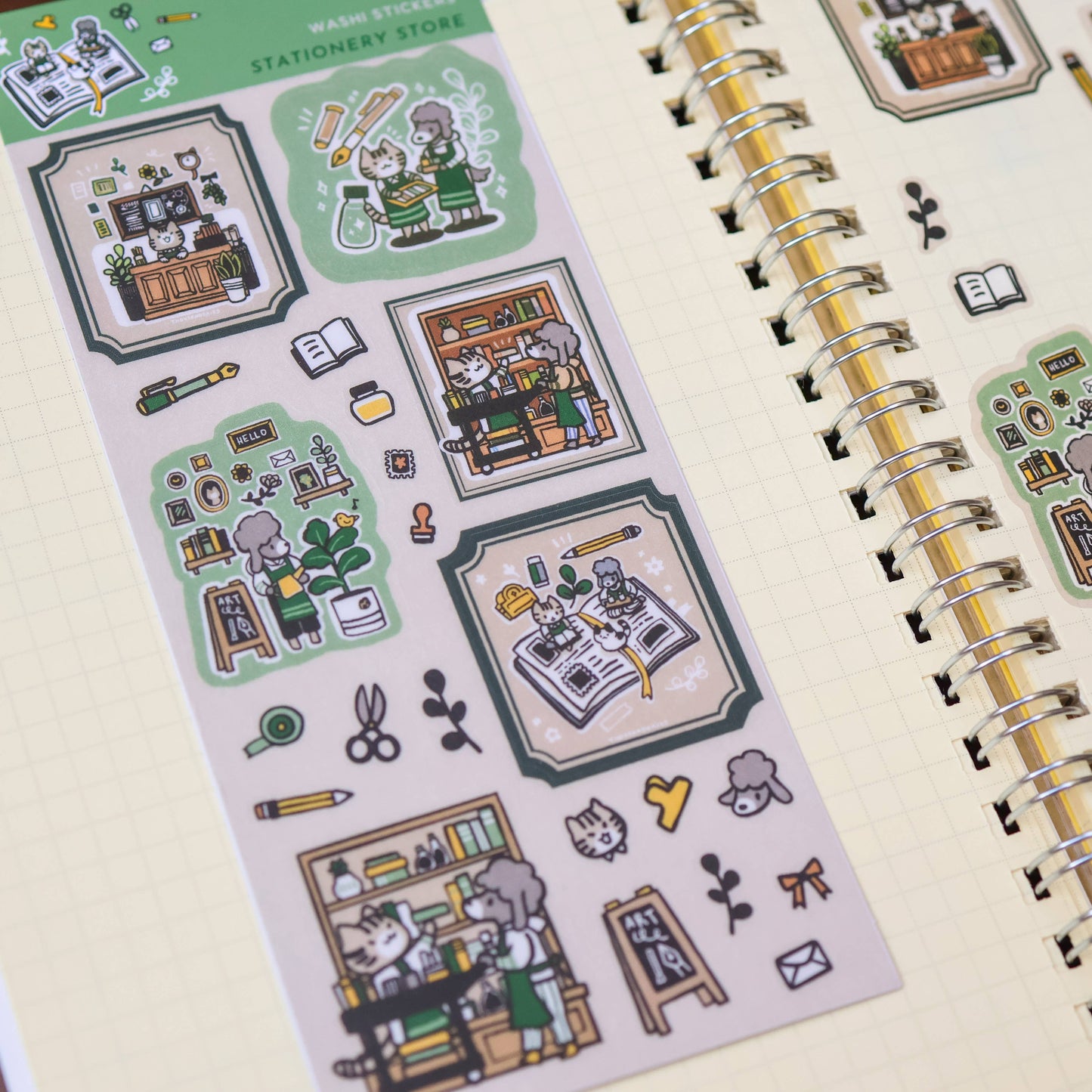 Thousand Skies Sticker Sheet (Washi) - Stationery Store