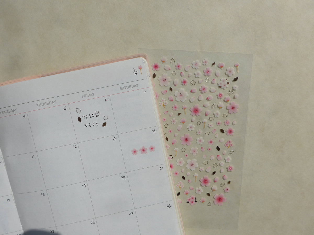 Suatelier Sticker Sheet - Deco Blossom