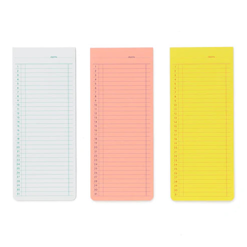 Penco Sticky Memo Pad - Monthly