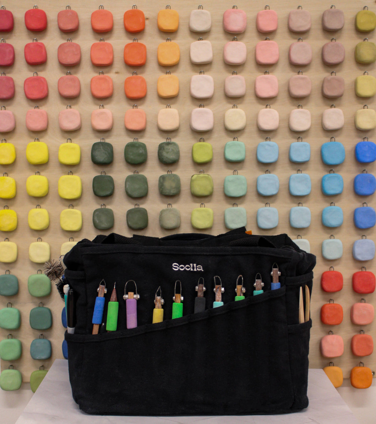 Soolla Studio Artist Bag, Blackout, Art Supply Bag