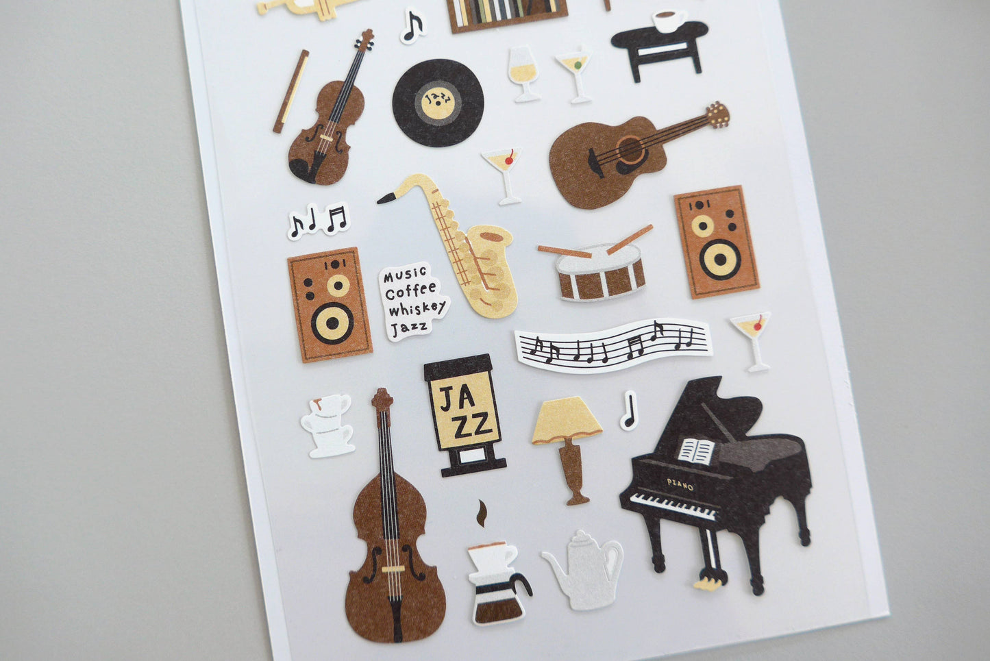 Suatelier Sticker Sheet - Jazz cafe
