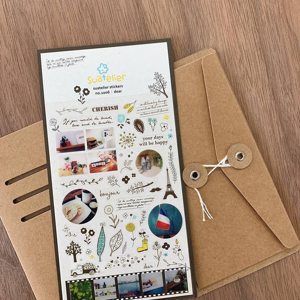 Suatelier Sticker Sheet - Dear