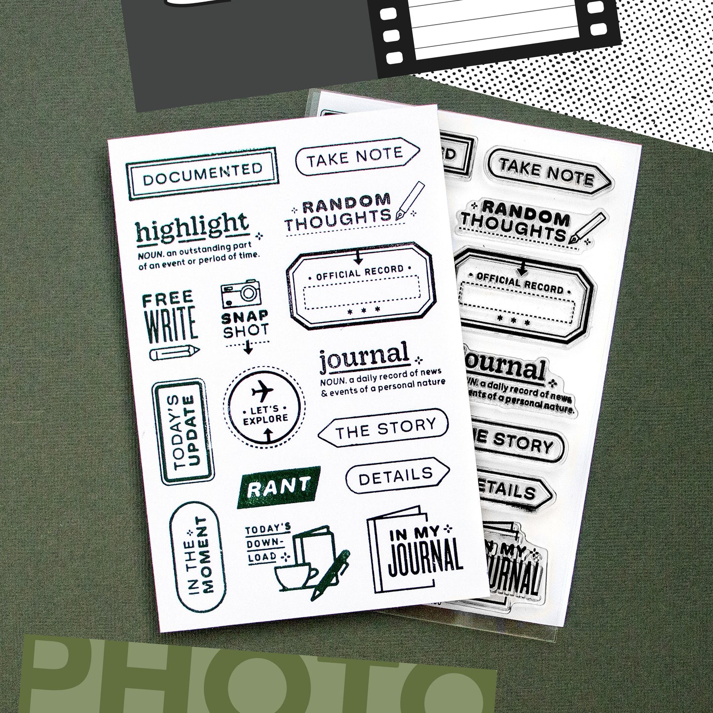 Everyday Explorers Co. Clear Stamp Set - Daily Details