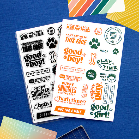Everyday Explorers Co. Clear Stamp Set - Dog Parent