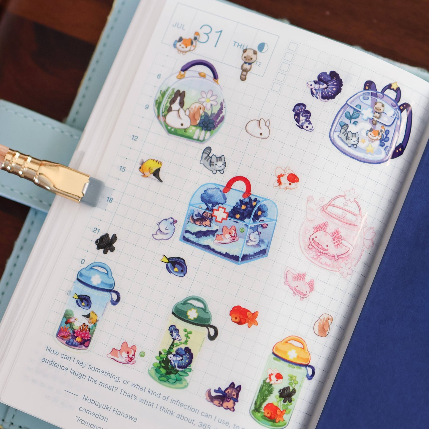 Thousand Skies Sticker Sheet (Clear) - First Aid Kit