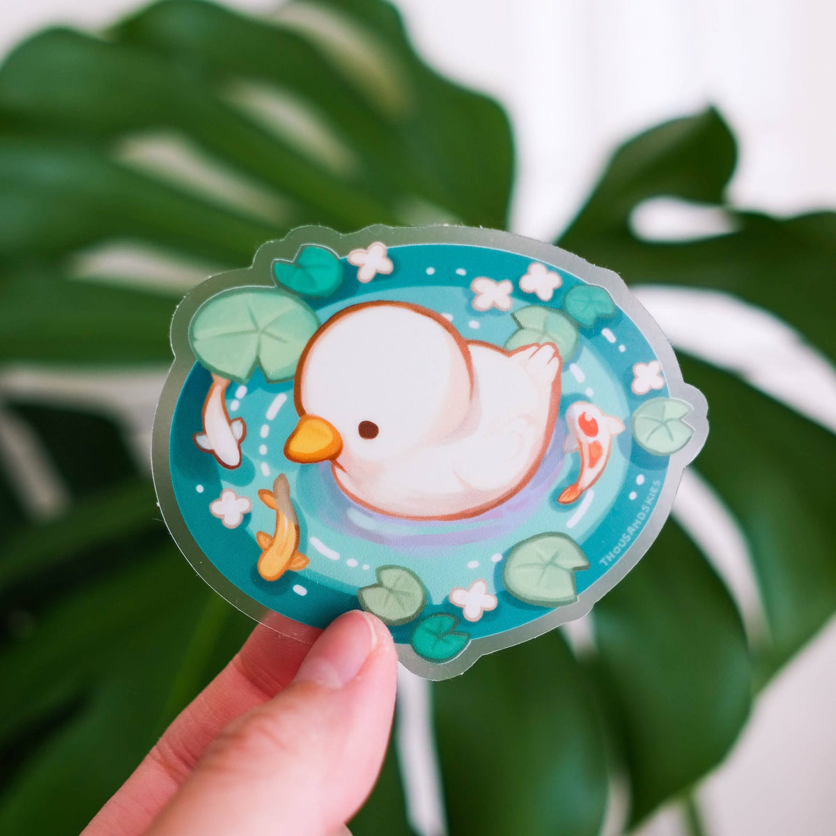 Thousand Skies Vinyl Sticker a Lost Duckling