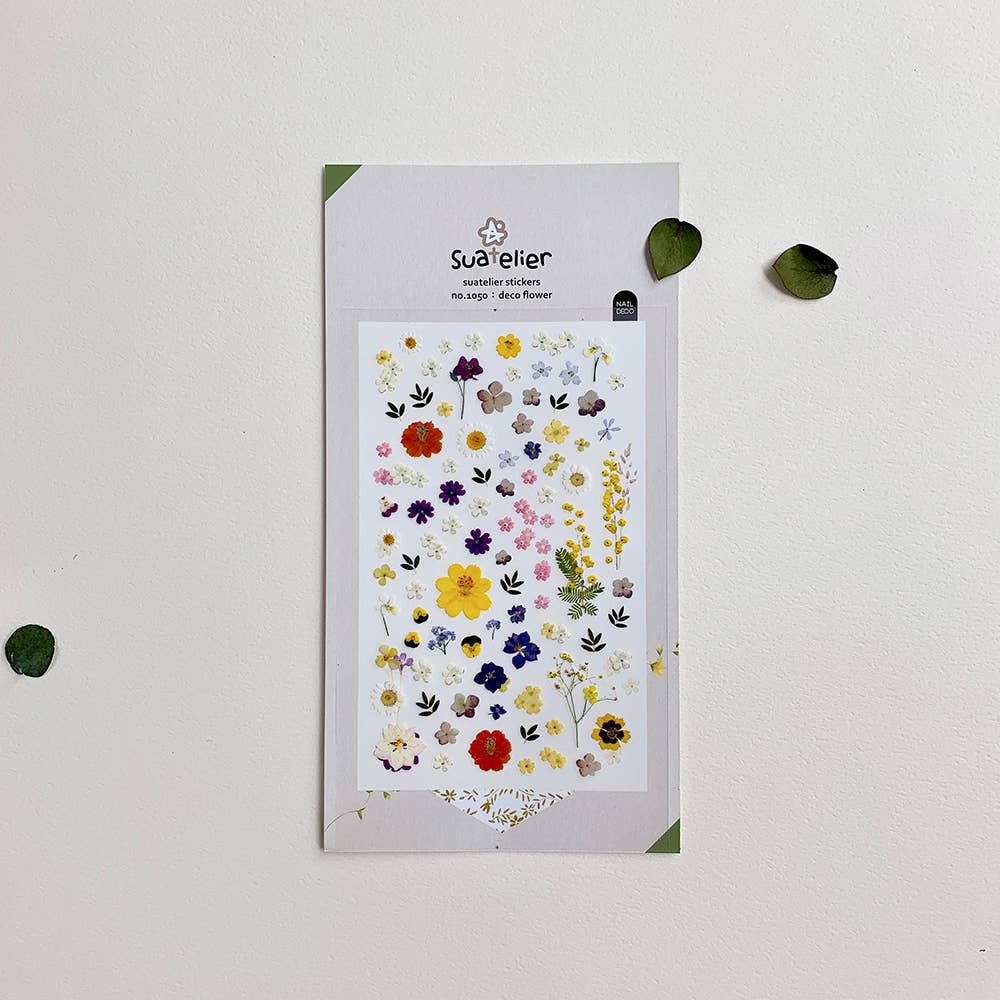 Suatelier Sticker Sheet - Deco Flower