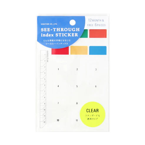 Penco See Through Index Sticker