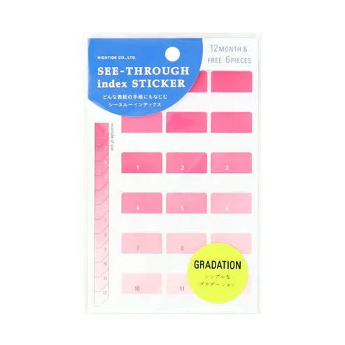 Penco See Through Index Sticker
