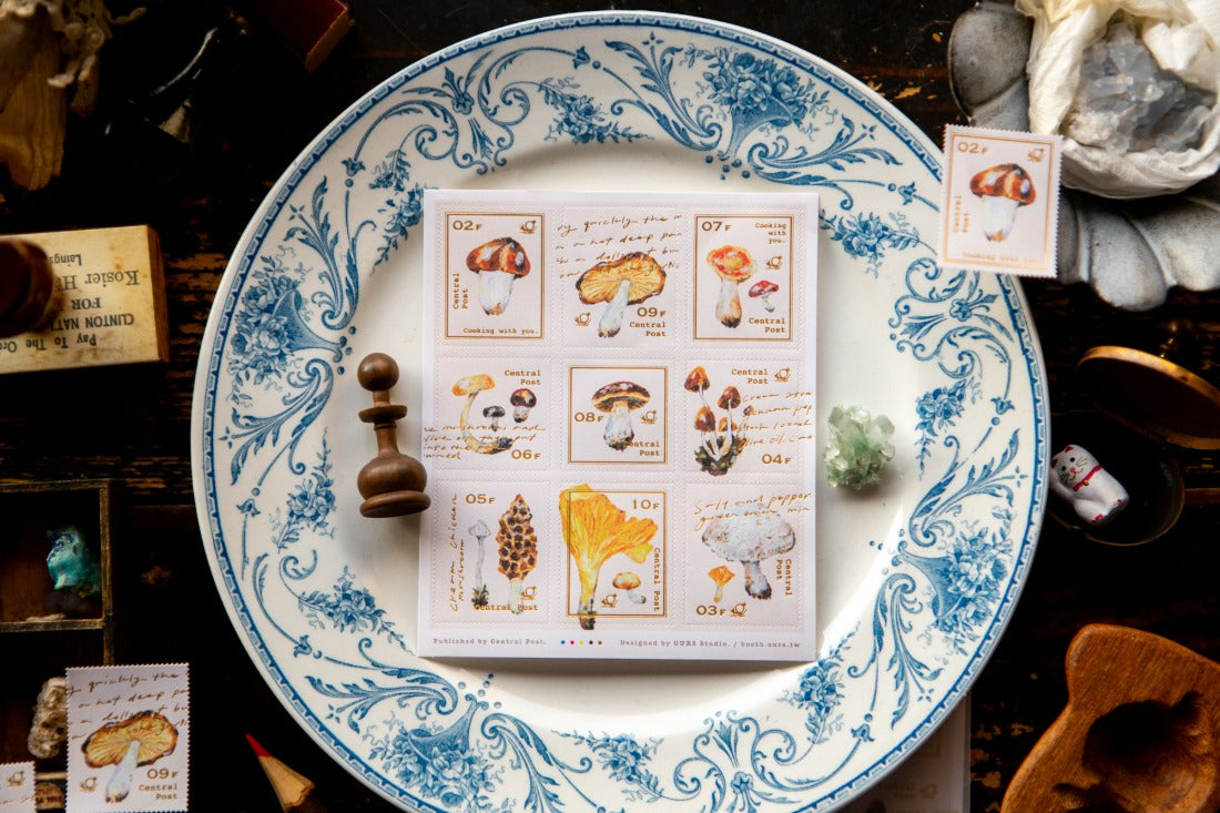 OURS Studio Stamp Sticker - Mushroom Recipe