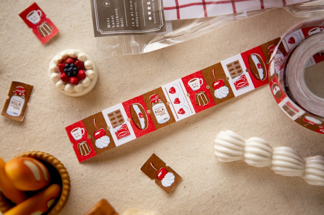 OURS Studio Afternoon Tea Time Label Sticker Roll