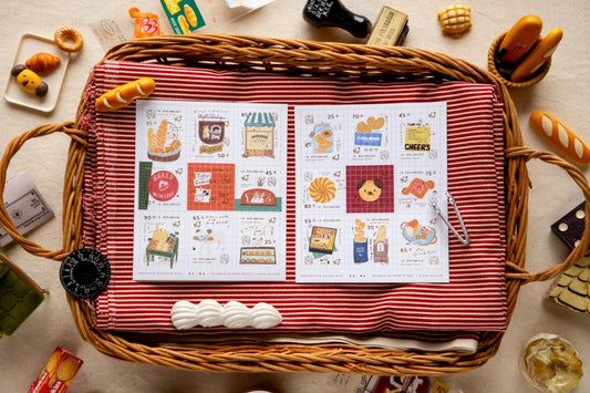 OURS Studio Stamp Sticker - Bakery Cheers